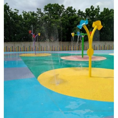 Soft ground cover for playgrounds splashpad rubber playground water park FN-P20061817