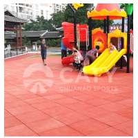 Safety & Environmental EPDM Rubber Tiles for outside