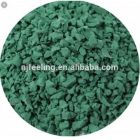 1-3.5mm green epdm granules used for artifical grass FN-PA-20100912