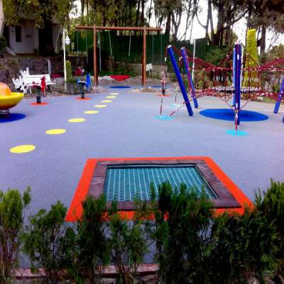 kids EPDM rubber playground surface wet poured in rubber floor FN-L-2010101