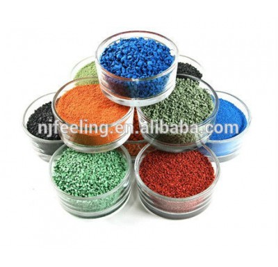 Football Artificial Grass SBR Black Rubber Granules recycled sbr rubber tyre FN-PA-20092106